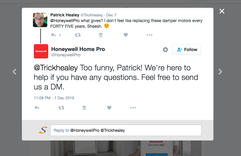 Honeywell Home Pro on Twitter