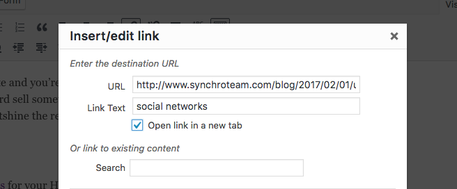 open new links in new tabs