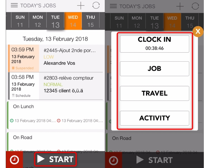 Time tracking, the new module in Synchroteam v48